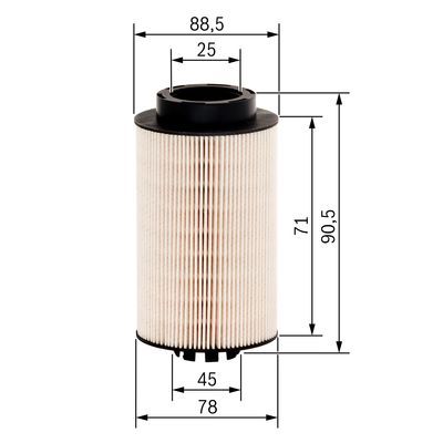 BOSCH F026402062 Yakıt Filtresi - . Görsel