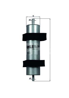 MAHLE KL596 Yakıt Filtresi - . Görsel