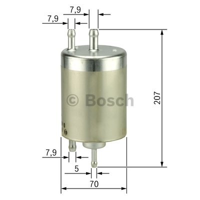 BOSCH F026403000 Yakıt Filtresi - . Görsel