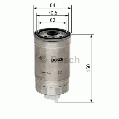 BOSCH 1457434460 Yakıt Filtresi - . Görsel
