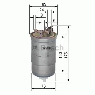 BOSCH 0450906267 Yakıt Filtresi - . Görsel