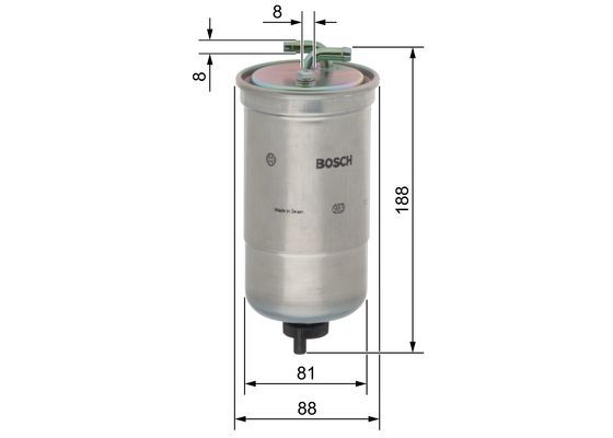 BOSCH 0450906442 Yakıt Filtresi - . Görsel