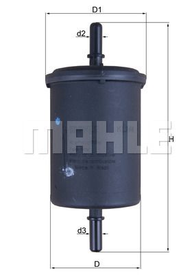 MAHLE KL248 Yakıt Filtresi