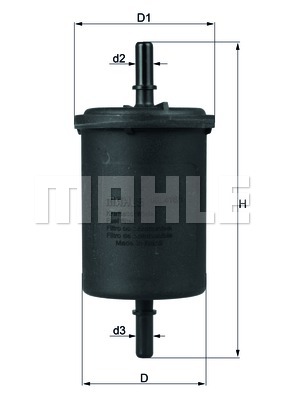 MAHLE KL248 Yakıt Filtresi - . Görsel