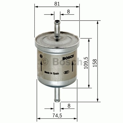 BOSCH 0450905030 Yakıt Filtresi - . Görsel