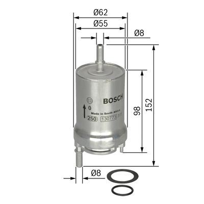 BOSCH 0450905925 Yakıt Filtresi - . Görsel