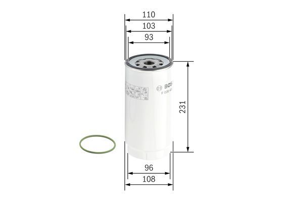 BOSCH F026402038 Yakıt Filtresi - . Görsel