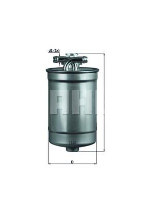 MAHLE KL554D Yakıt Filtresi - . Görsel