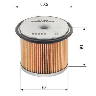 BOSCH 1457429291 Yakıt Filtresi - . Görsel