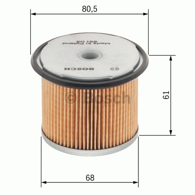 BOSCH 1457429291 Yakıt Filtresi - . Görsel