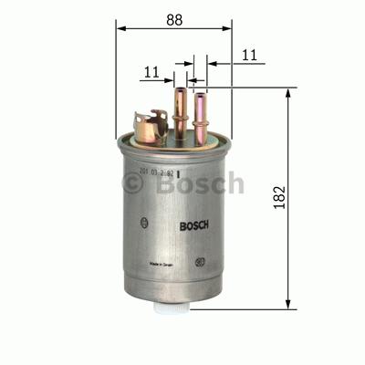 BOSCH 0450906452 Yakıt Filtresi - . Görsel