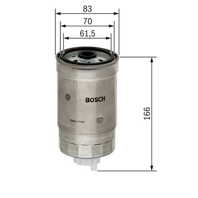 BOSCH 1457434310 Yakıt Filtresi - . Görsel