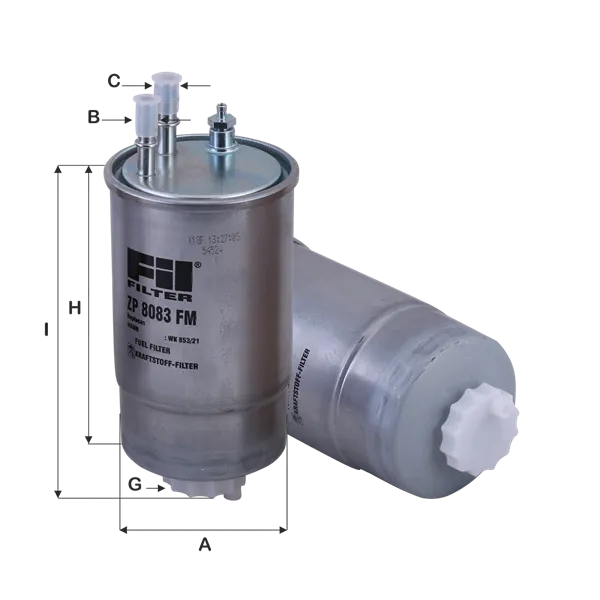 Yakıt Filtresi  FIL FILTRE ZP 8083 FM