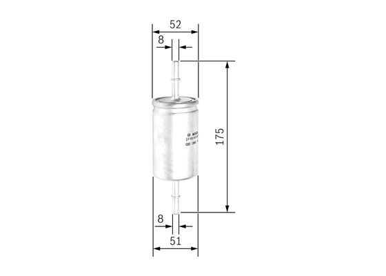 BOSCH 0450905939 Yakıt Filtresi - . Görsel