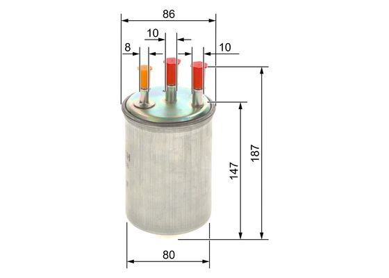 BOSCH 0450906508 Yakıt Filtresi - . Görsel