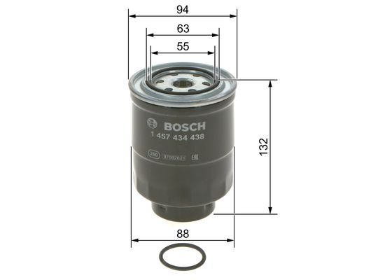 BOSCH 1457434438 Yakıt Filtresi - . Görsel