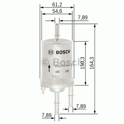 BOSCH F026403006 Yakıt Filtresi - . Görsel