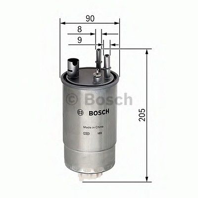 BOSCH F026403761 Yakıt Filtresi - . Görsel