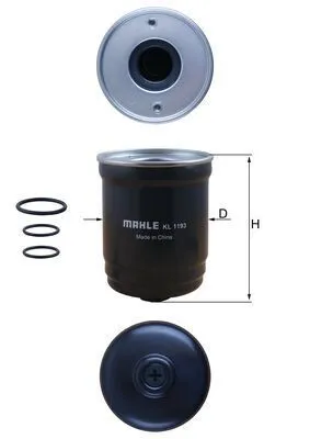 Yakıt Filtresi  MAHLE KL 1193D