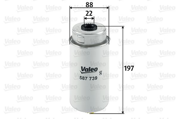 VALEO 587739 Yakıt Filtresi