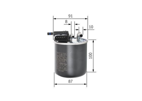 BOSCH F026402837 Yakıt Filtresi - . Görsel