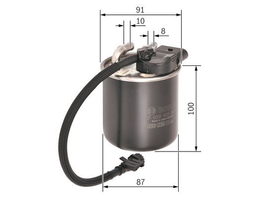 BOSCH F026402840 Yakıt Filtresi - . Görsel