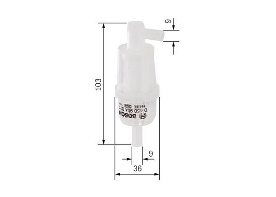 BOSCH 0450904077 Yakıt Filtresi - . Görsel