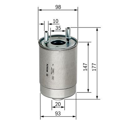 BOSCH F026402067 Yakıt Filtresi - . Görsel