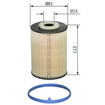 BOSCH F026402128 Yakıt Filtresi - . Görsel