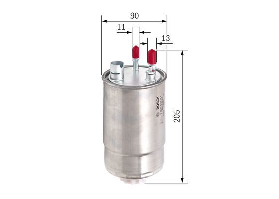 BOSCH F026402054 Yakıt Filtresi - . Görsel