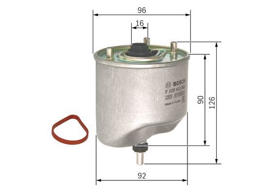 BOSCH F026402862 Yakıt Filtresi - . Görsel