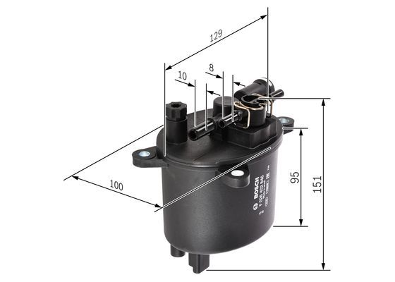 BOSCH F026402846 Yakıt Filtresi - . Görsel