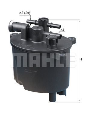MAHLE KL581 Yakıt Filtresi