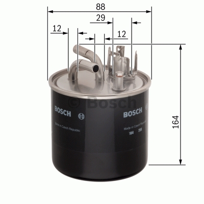 BOSCH 0986450509 Yakıt Filtresi - . Görsel