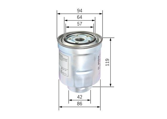 BOSCH F026402110 Yakıt Filtresi - . Görsel