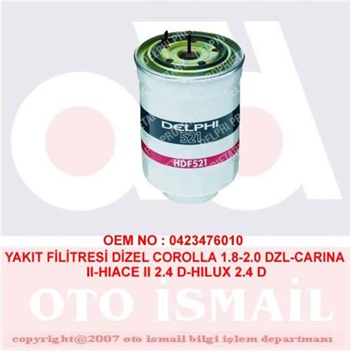 DELPHI HDF521 Yakıt Filtresi - . Görsel