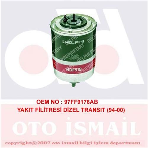 DELPHI HDF518 Yakıt Filtresi - . Görsel