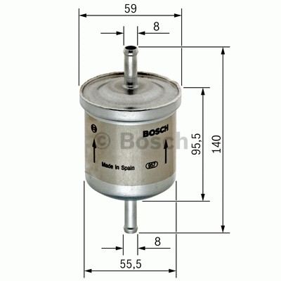 BOSCH 0450905002 Yakıt Filtresi - . Görsel