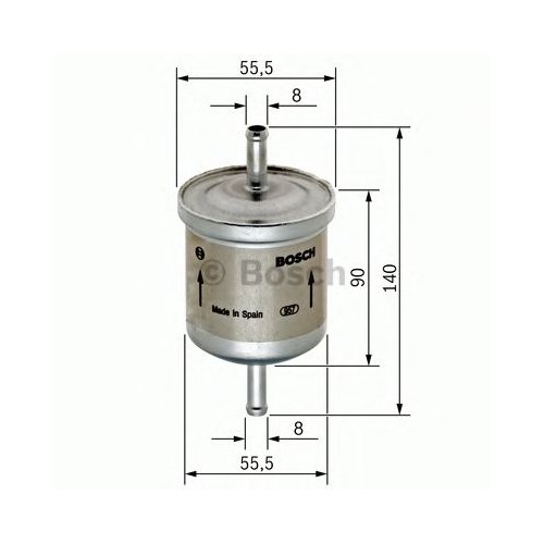 BOSCH 0450905280 Yakıt Filtresi - . Görsel