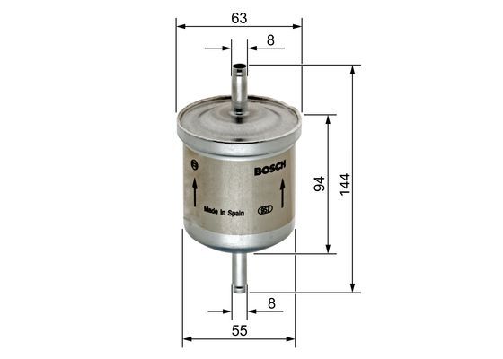 BOSCH 0450905280 Yakıt Filtresi - . Görsel