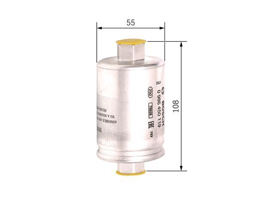BOSCH 0986450119 Yakıt Filtresi - . Görsel