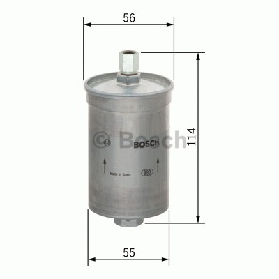 BOSCH 0986450119 Yakıt Filtresi - . Görsel