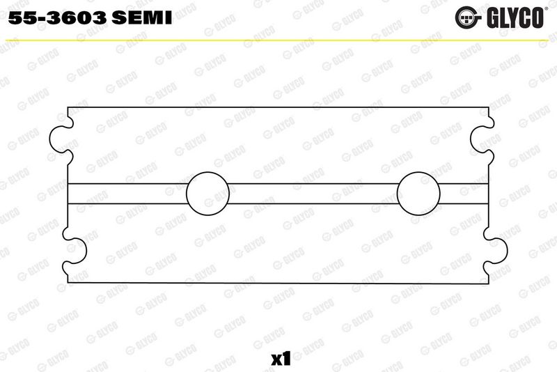 Yatak Burcu, Biyel GLYCO 55-3603 SEMI